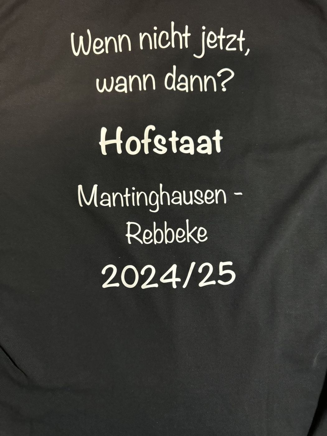 Flexdruck · Schriftzug auf Shirt